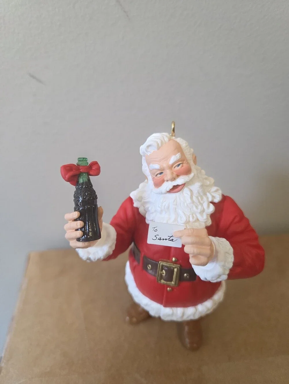 Set of 3 Hallmark Christmas Ornaments--Excellent Condition--Santa, Noah's Ark